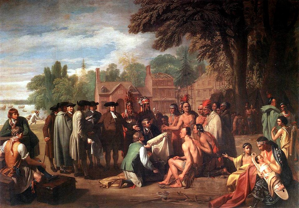 Benjamin West - The Treaty of Penn with the Indians - WGA25555
