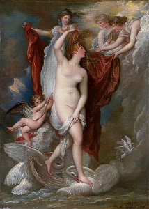 Benjamin West - Venus At Her Birth Attired By The Three GracesFXD