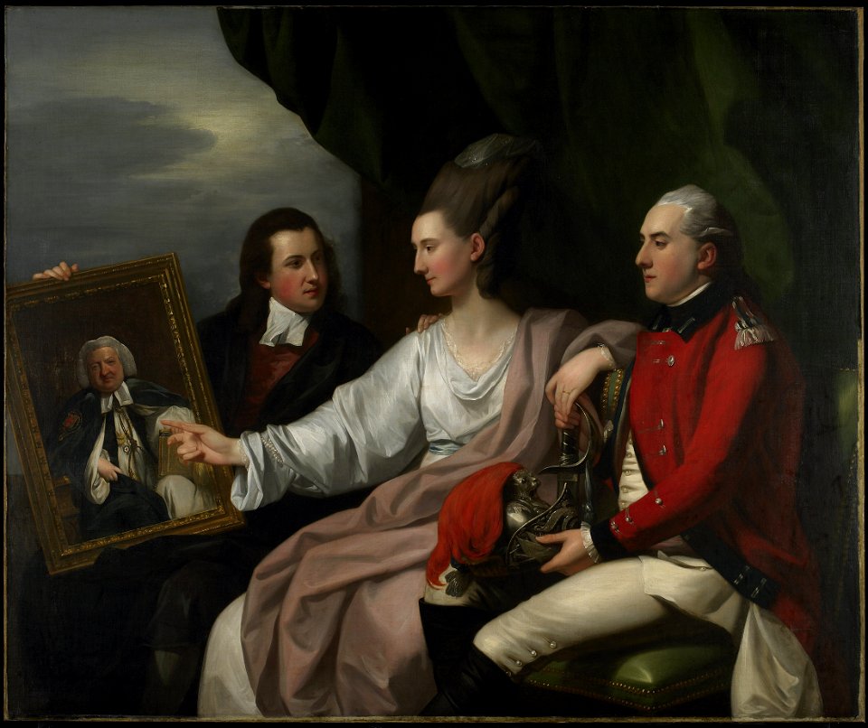 Benjamin West - Portrait Group of the Drummond Family, Peter Auriol Drummond (1754-1799), Mary Bridget Milnes Drummond (1755-1835), and George William Drummond (1761-1807) - 31.60 - Minneapolis Institute of Arts