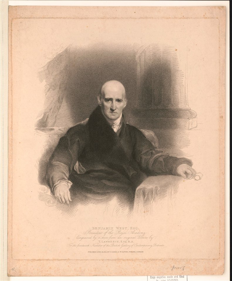 Benjamin West, Esq. President of the Royal Academy LCCN2003672863
