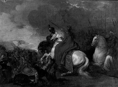 Benjamin West - Queen Philippa at the Battle of Neville's Cross - 1972.1153 - Art Institute of Chicago