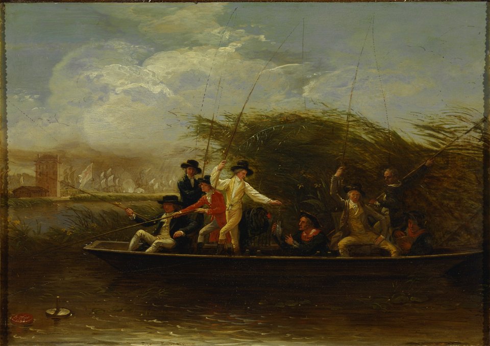 Benjamin West - Gentlemen Fishing - Google Art Project