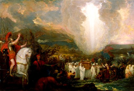 Benjamin West - Joshua passing the River Jordan with the Ark of the Covenant - Google Art Project