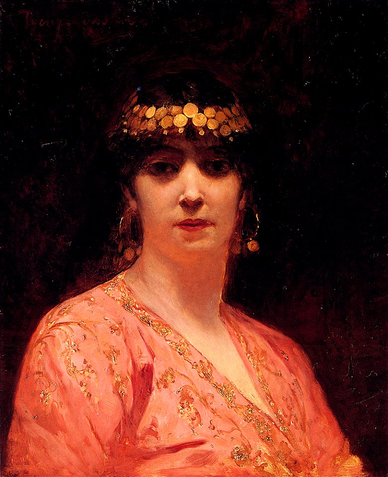 Benjamin-Constant-Portrait of an Arab Woman