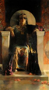 La Emperatriz Theodora - Jean-Joseph Benjamin-Constant. Free illustration for personal and commercial use.