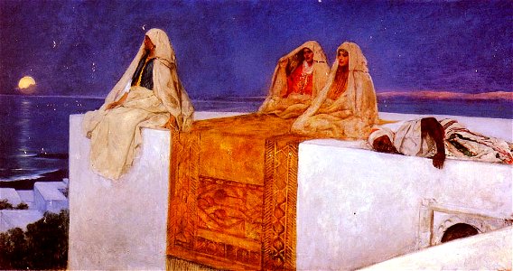 Benjamin-Constant-Arabian Nights. Free illustration for personal and commercial use.