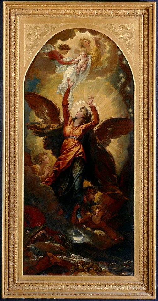 Benjamin West - The Woman Clothed with the Sun Fleeth from the Persecution of the Dragon - 1996-62 - Princeton University Art Museum