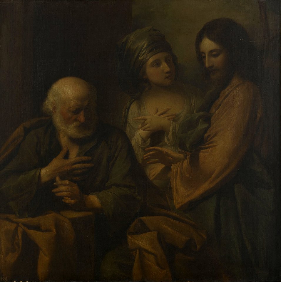 Benjamin West (1738-1820) - St. Peter Denying Christ - RCIN 404955 - Royal Collection