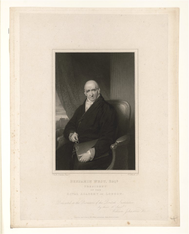 Benjamin West, Esqr. president of the royal academy of London LCCN2004667274