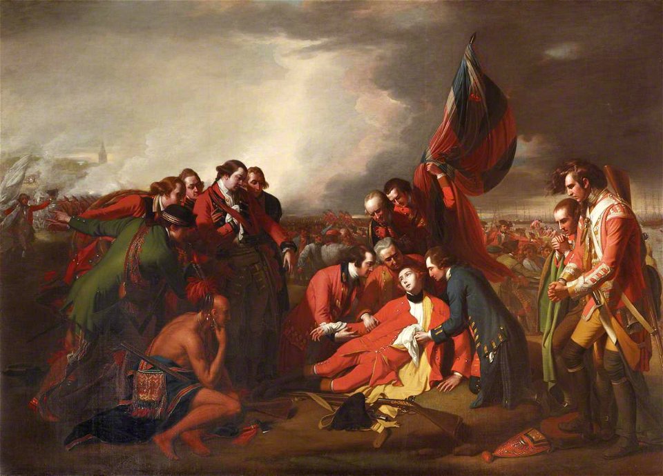 Benjamin West (1738-1820) - The Death of General James Wolfe (1727–1759) - 851783 - National Trust