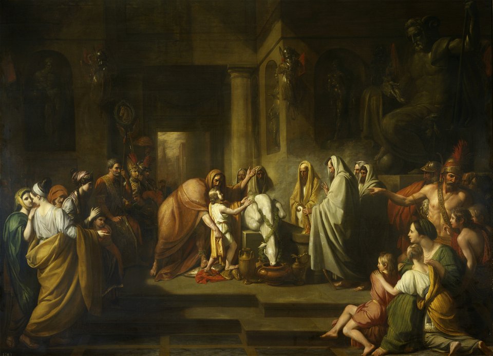 Benjamin West (1738-1820) - The Oath of Hannibal - RCIN 405417 - Royal Collection