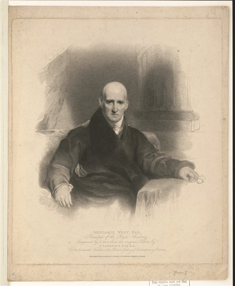 Benjamin West, Esq. President of the Royal Academy LCCN2003672863