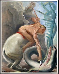 Benno Berneis - Der heilige Georg - BG-M 12164^14 - Berlinische Galerie
