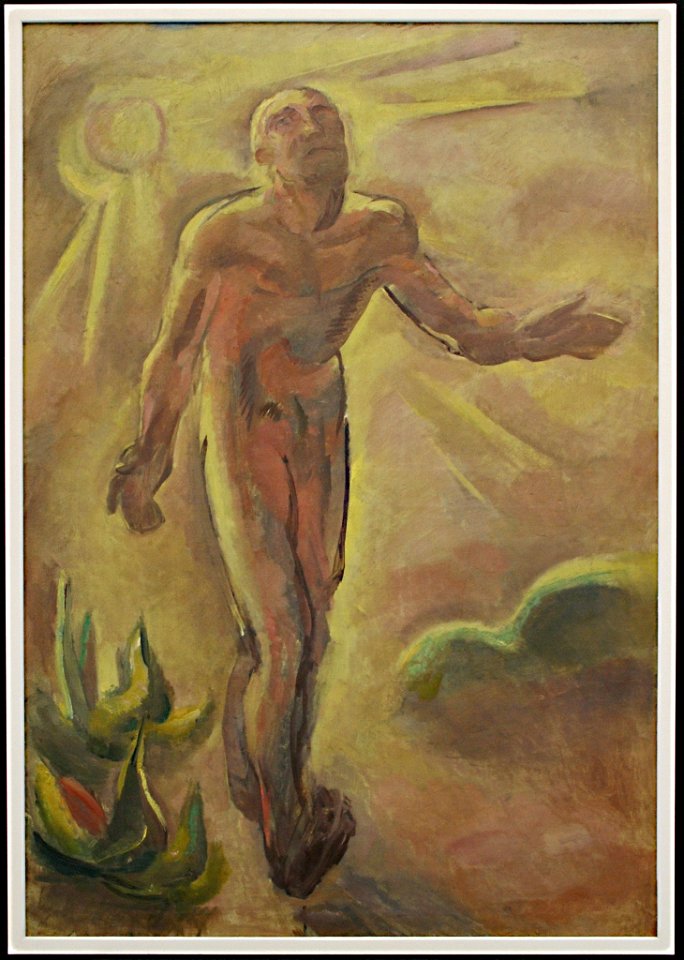 Benno Berneis - Schreitender Mann (Kompositionsstudie) - BG-M 12165^14 - Berlinische Galerie