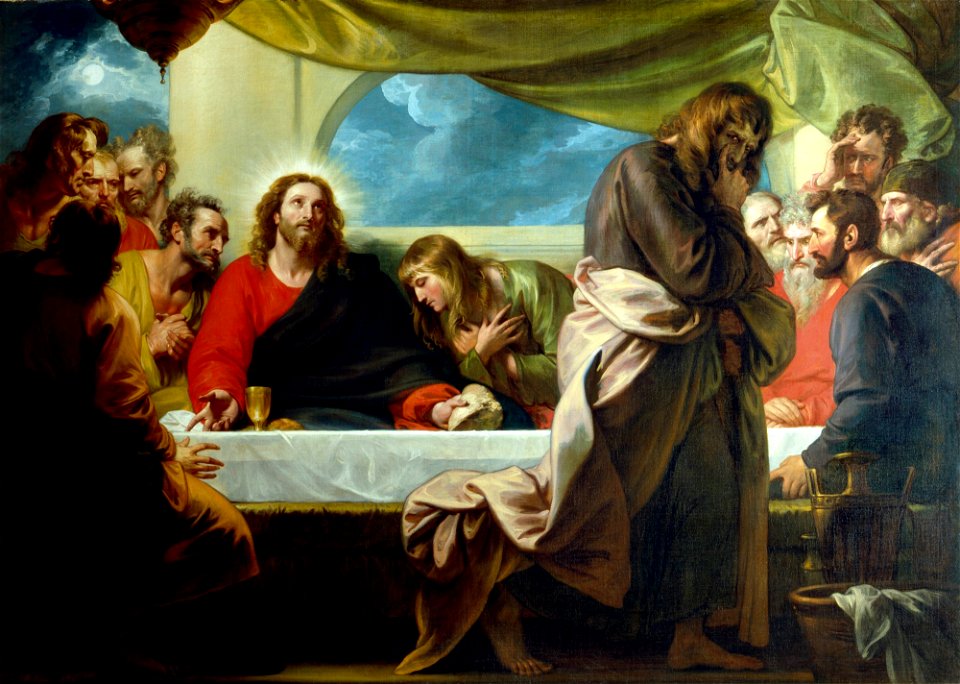 Benjamin West - The Last Supper - 80.101 - Detroit Institute of Arts