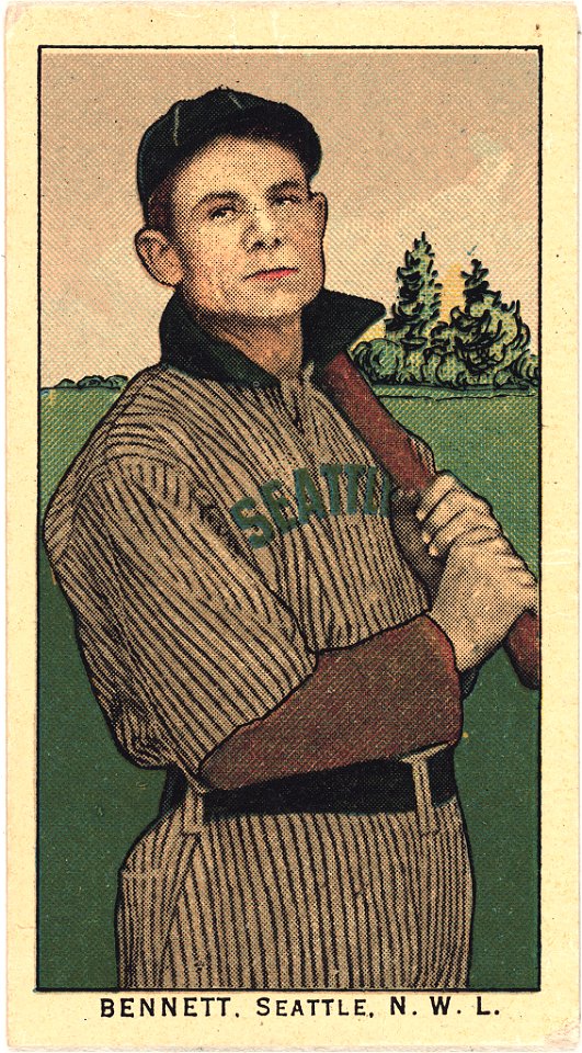 Bennett, Seattle Team, baseball card portrait LCCN2008676950