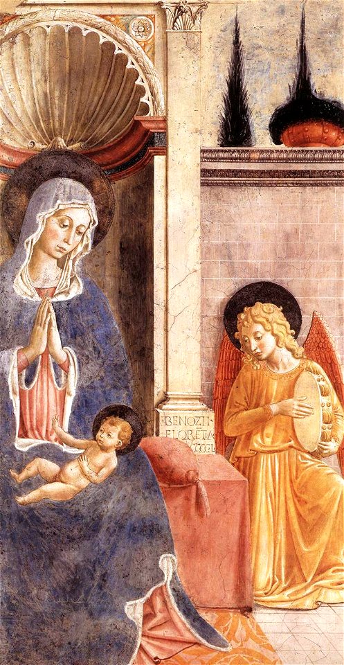 Benozzo Gozzoli - Madonna and Child - WGA10217
