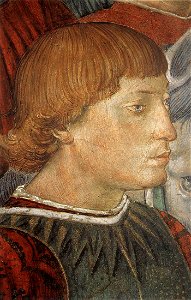 Benozzo Gozzoli - Procession of the Youngest King (detail) - WGA10254