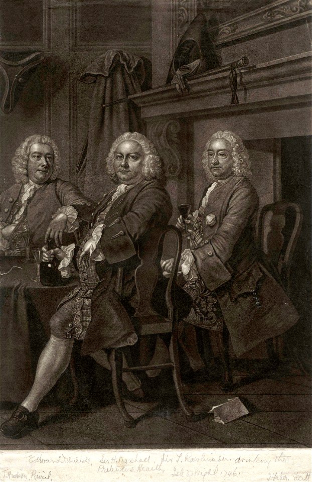 Benn's Club (Robert Alsop; William Benn; John Blashford) by John Faber Jr