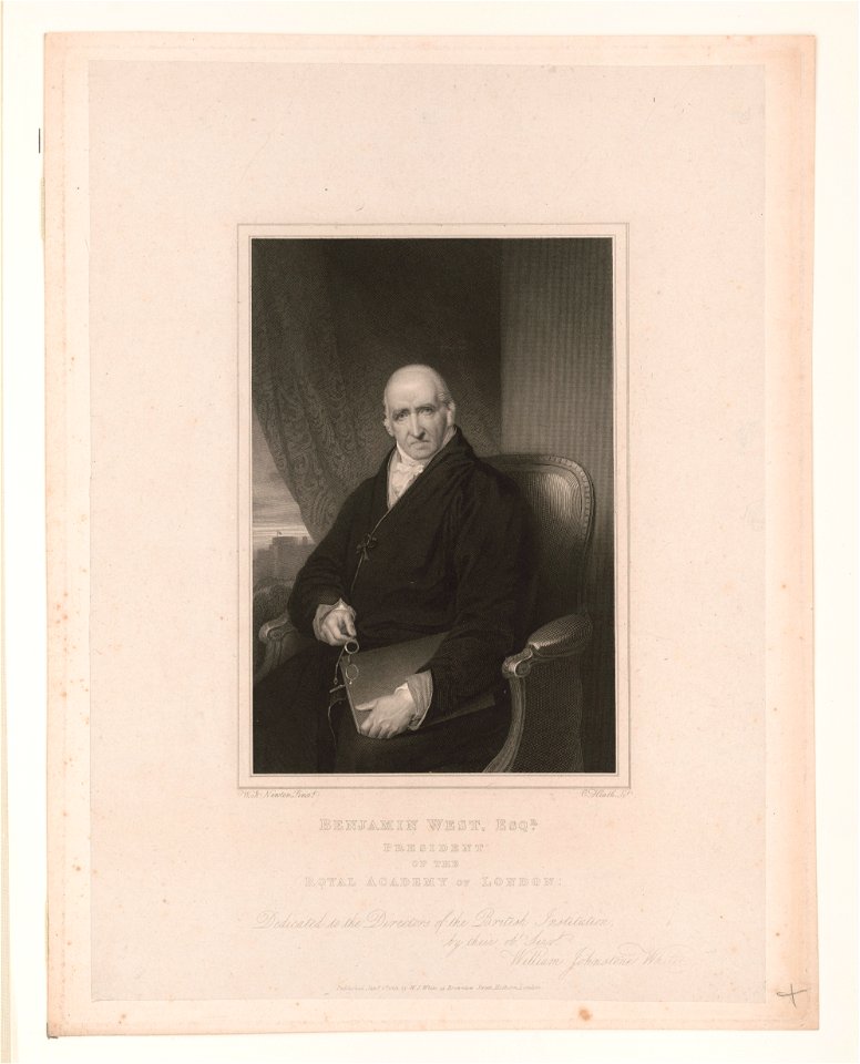 Benjamin West, Esqr. president of the royal academy of London LCCN2004667274