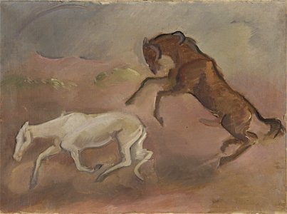Benno Berneis - Hengst und Stute - BG-M 12157^14 - Berlinische Galerie