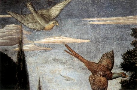 Benozzo Gozzoli - Procession of the Middle King (detail) - WGA10265