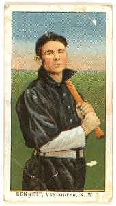 Bennett, Vancouver Team, baseball card portrait LCCN2007685561