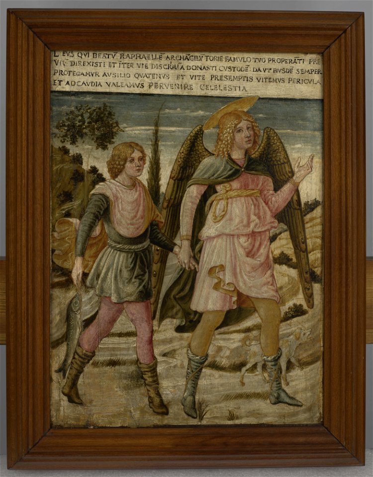Benozzo Gozzoli - Tobias with Archangel Raphael - MNK XII-194-2 - National Museum Kraków
