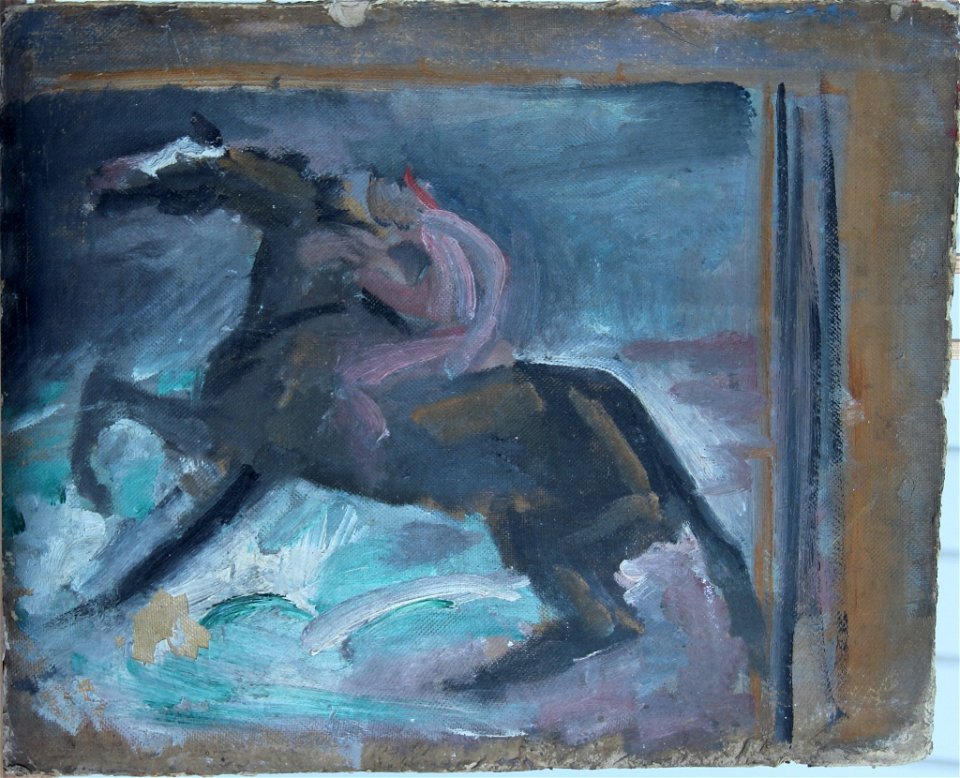 Benno Berneis - Skizze Reiter IV - BG-M 12267^15 - Berlinische Galerie