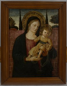 Benozzo Gozzoli - Madonna and Child (Obverse) and Tobias with Archangel Raphael (Reverse) - MNK XII-194-1-2 - National Museum in Kraków
