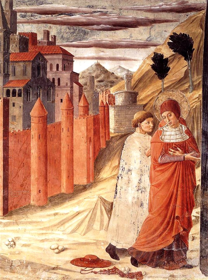 Benozzo Gozzoli - The Departure of St Jerome from Antioch - WGA10223