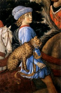 Benozzo Gozzoli - Procession of the Oldest King (detail) - WGA10271