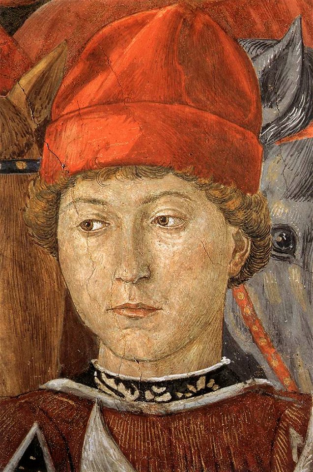 Benozzo Gozzoli - Procession of the Youngest King (detail) - WGA10255