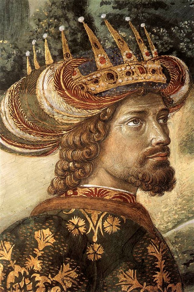 Benozzo Gozzoli - Procession of the Middle King (detail) - WGA10261