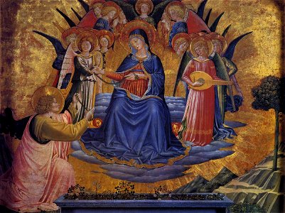 Benozzo Gozzoli - Madonna della Cintola (detail) - WGA10220
