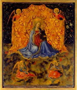 Benozzo Gozzoli, Madonna with Child and Angels, c. 1449-50, Bergamo