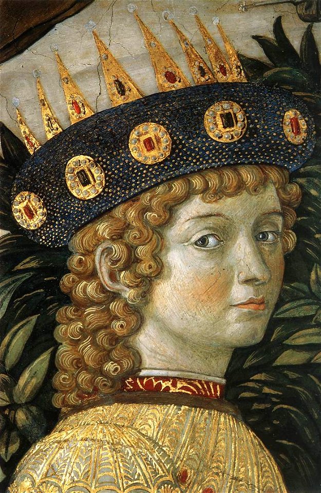 Benozzo Gozzoli - Procession of the Youngest King (detail) - WGA10253