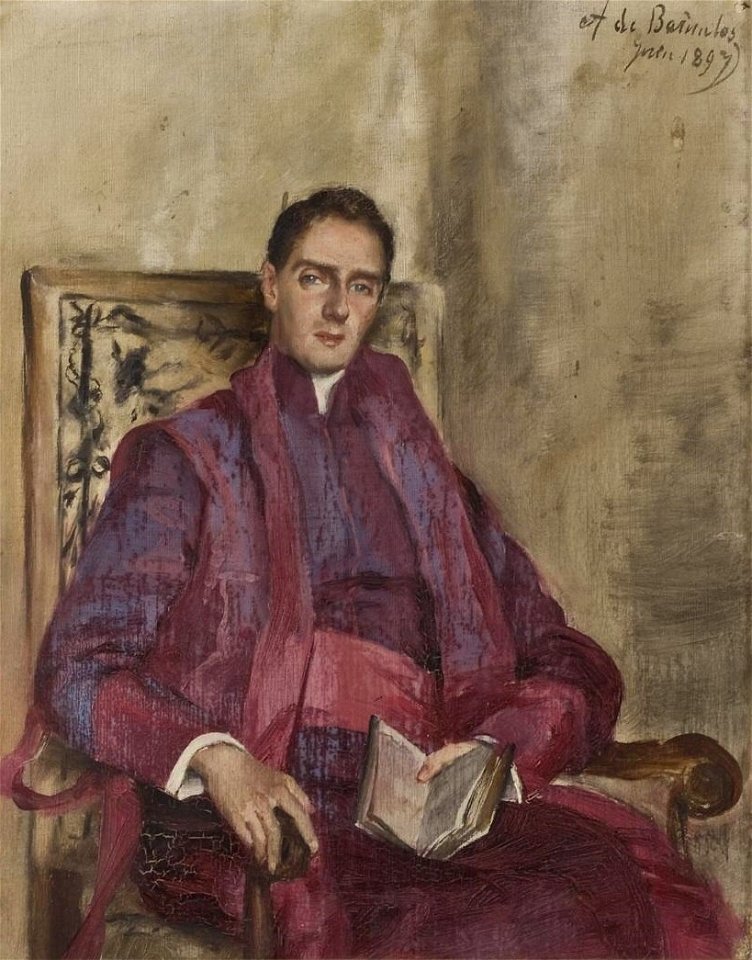 Retrato del prelado Bernelos, de José Benlliure y Gil (Real Academia de Bellas Artes de San Fernando)