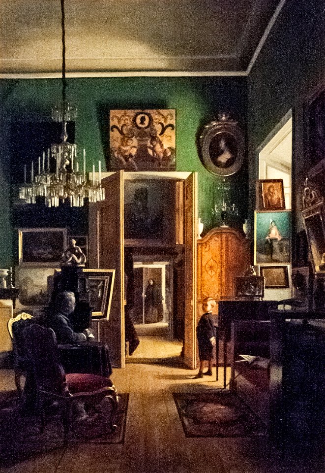 Bennet - Interior of the Painter's Home in Stockholm