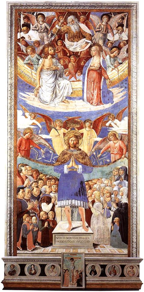 Benozzo Gozzoli - St Sebastian Intercessor - WGA10331