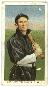 Bennett, Vancouver Team, baseball card portrait LCCN2007685561