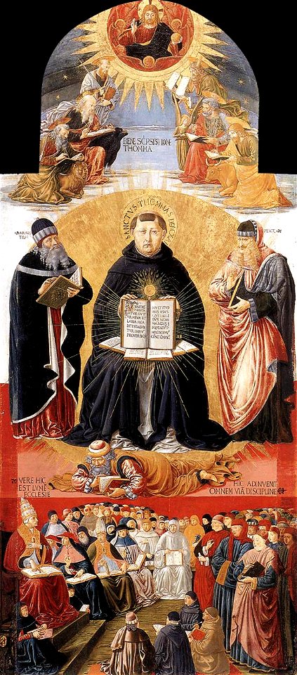 Benozzo Gozzoli - Triumph of St Thomas Aquinas - WGA10334