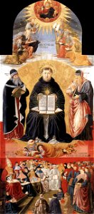 Benozzo Gozzoli - Triumph of St Thomas Aquinas - WGA10334