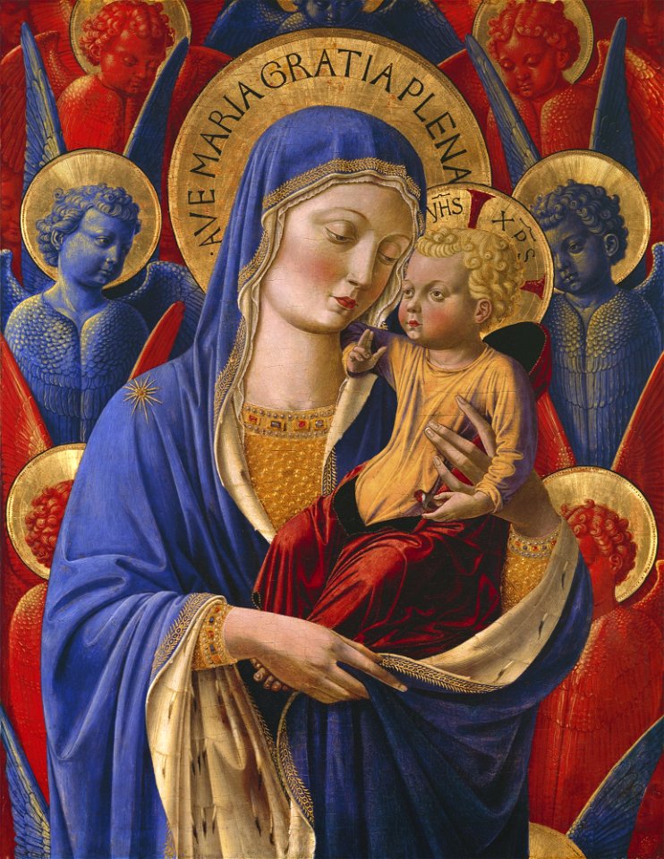 Benozzo Gozzoli - Virgin and Child with Angels - 77.2 - Detroit Institute of Arts