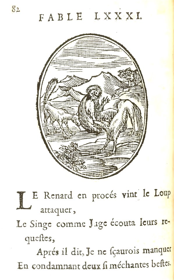 Benserade - Fables d’Ésope en quatrains, 1678-page94