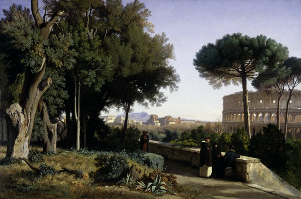 Jean Achille Benouville - Colosseum Viewed from the Palatine (1844)