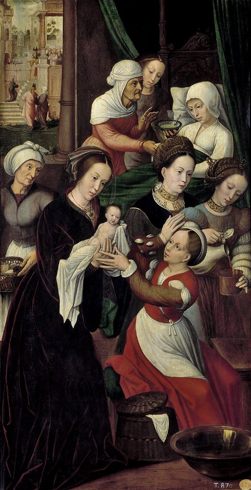 Ambrosius Benson - Nacimiento de la Virgen, Museo del Prado, Madrid