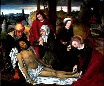 Ambrosius Benson - Lamento sul Cristo morto (Fine Arts Museums of San Francisco)