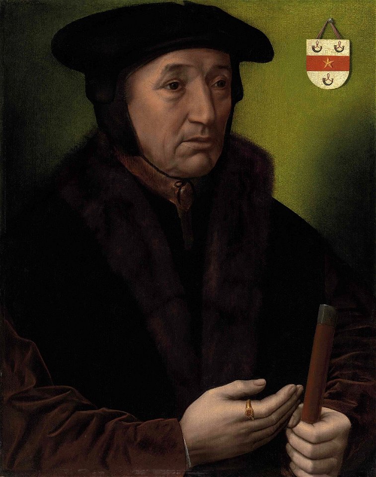 Portrait of Jean Wyts, by Ambrosius Benson