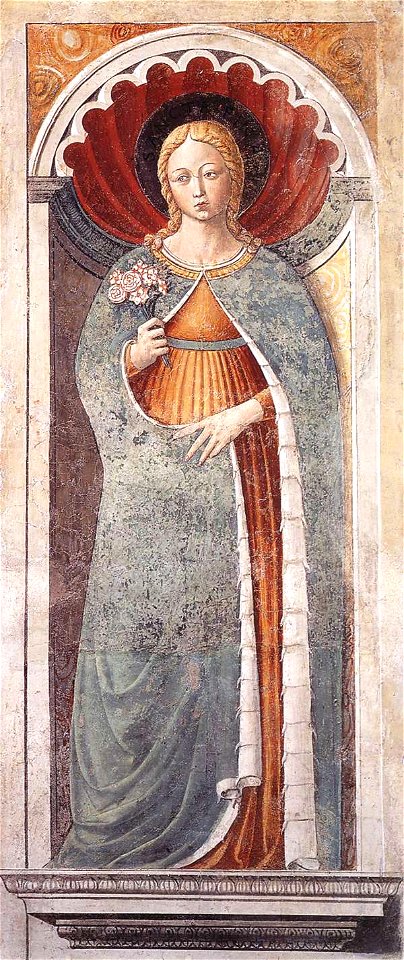 Benozzo Gozzoli - St Fina (on the pillar) - WGA10323